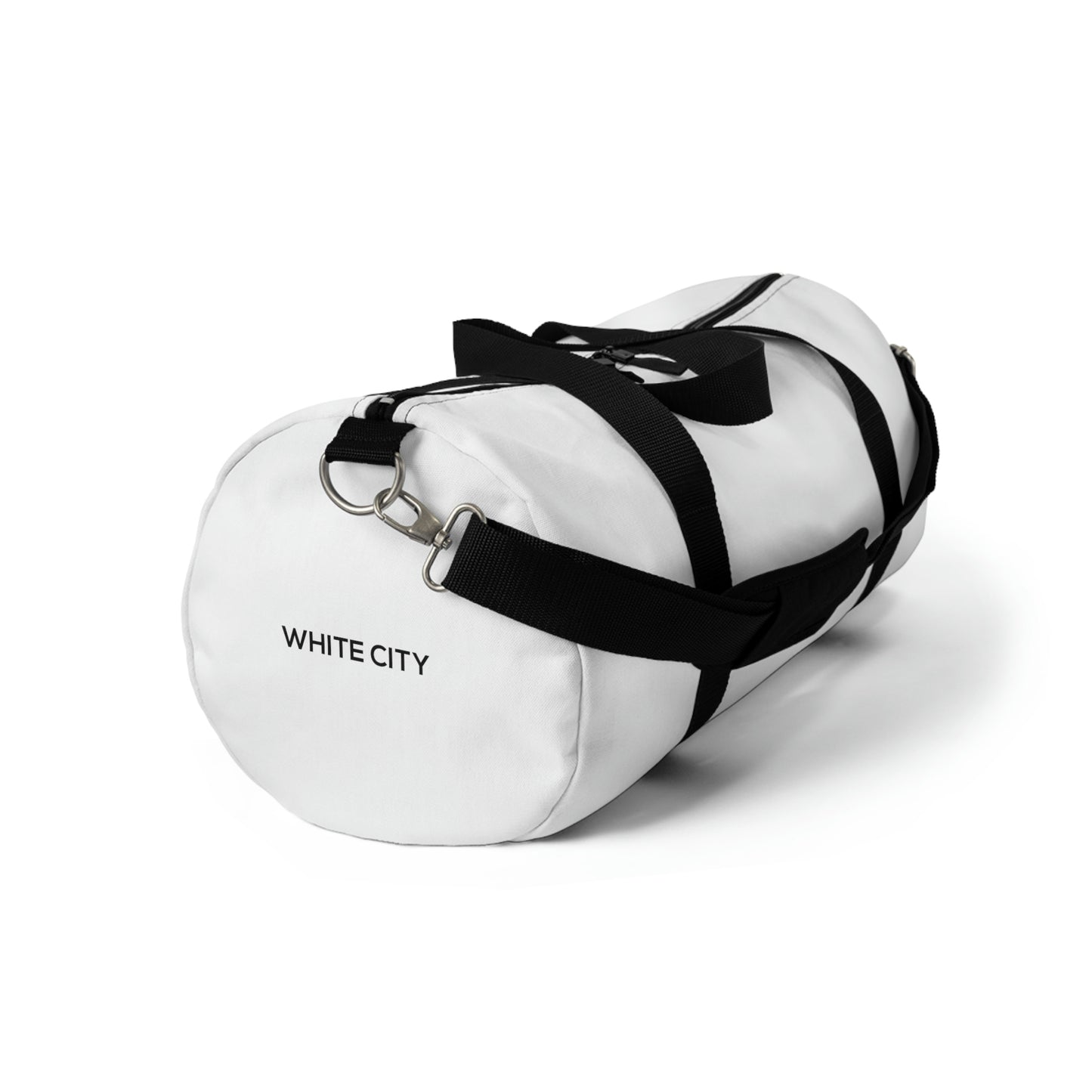 Premium White Duffel Bag