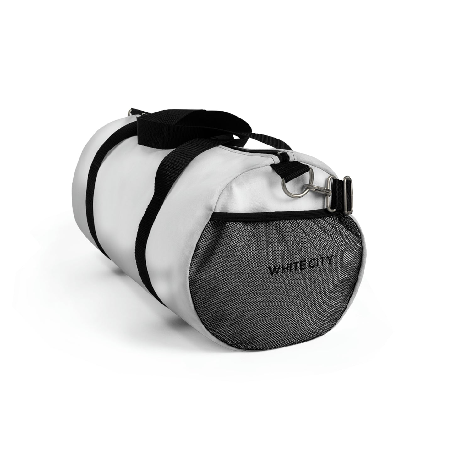 Premium White Duffel Bag