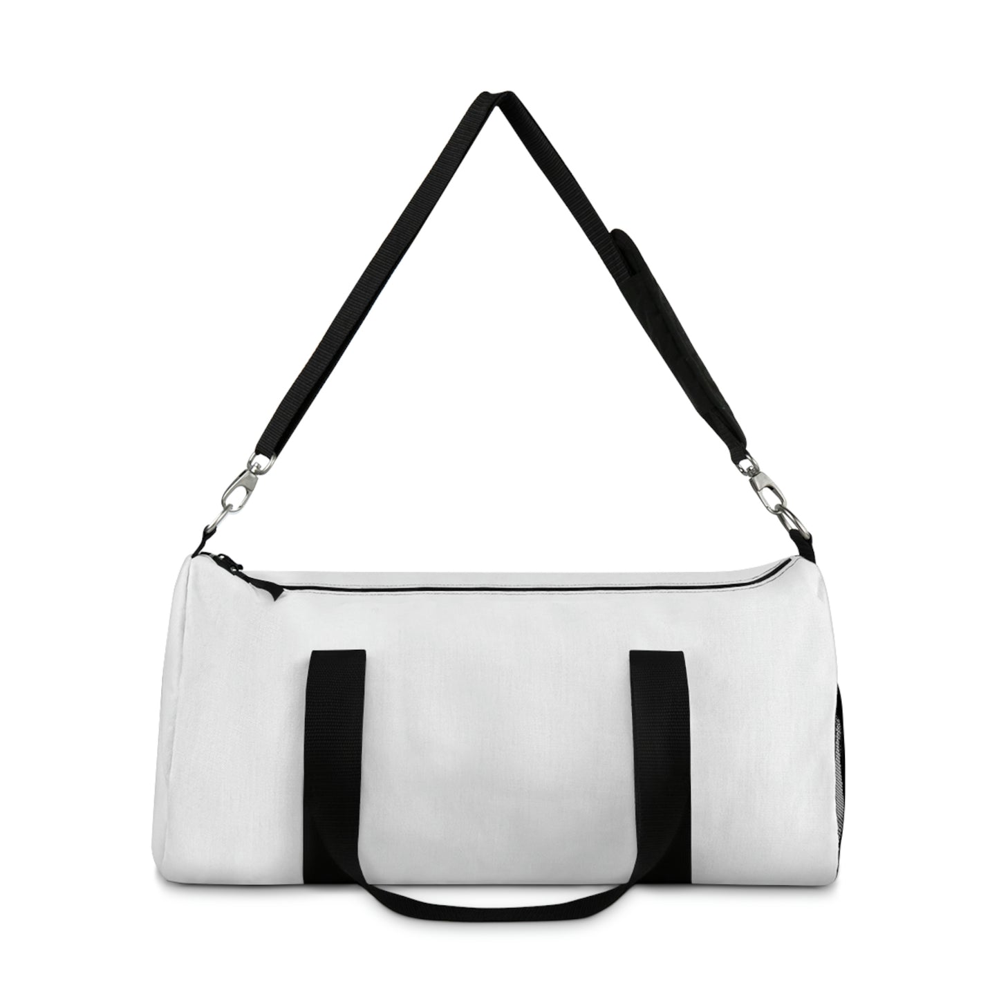 Premium White Duffel Bag